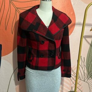 Red Plaid Coat!